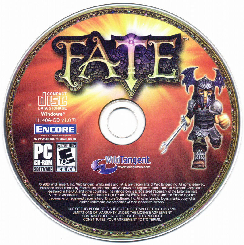 Fate Microsoft Windows PC CD by PC Gamez USA