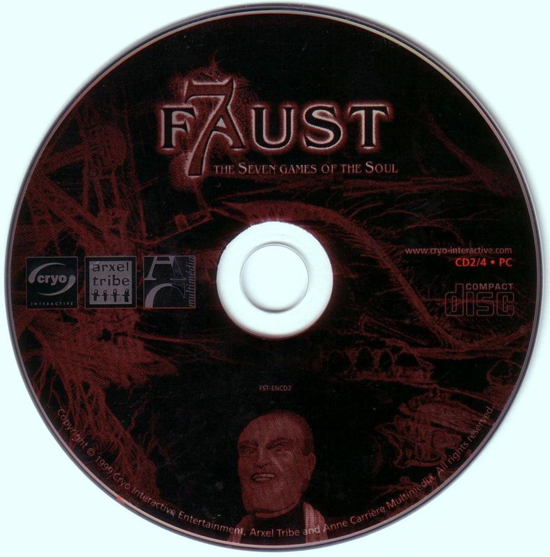 Faust Seven Games of the Soul Disc 1-4 Microsoft Windows PC CD-PC Gamez USA