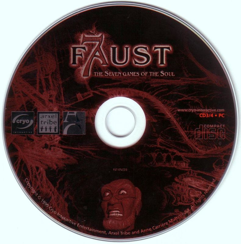 Faust Seven Games of the Soul Disc 1-4 Microsoft Windows PC CD-PC Gamez USA