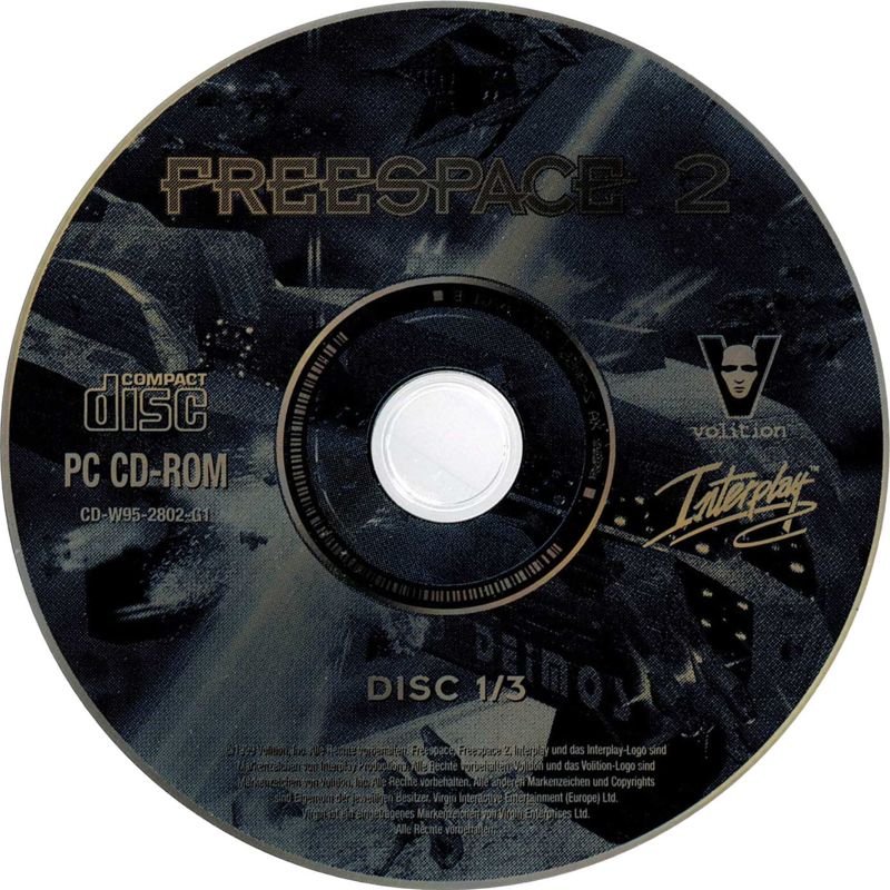 Freespace 2 Disc 1-3 Microsoft Windows PC CD-PC Gamez USA