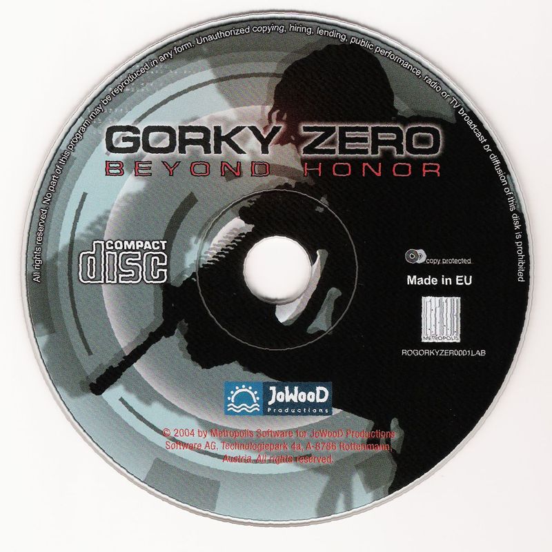 Gorky Zero Beyond Honor Microsoft Windows PC CD-PC Gamez USA
