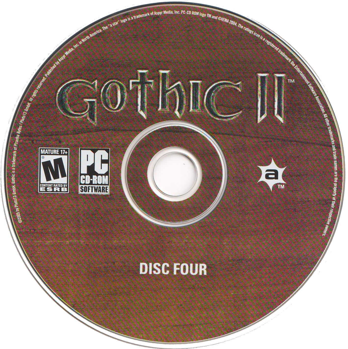 Gothic II Disc 1-4 Microsoft Windows PC CD-PC Gamez USA