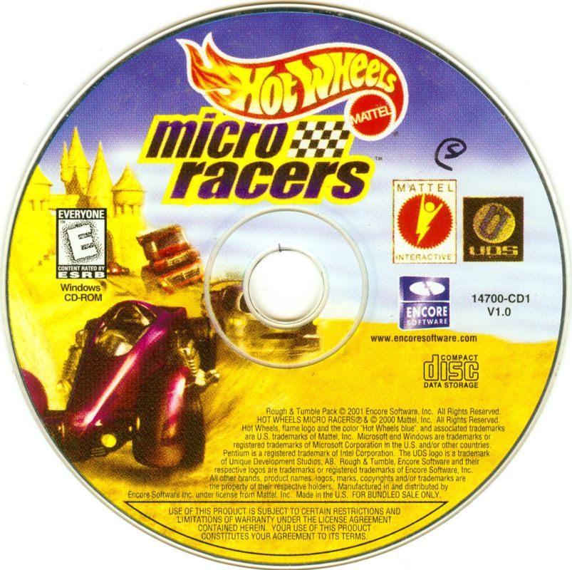 Hot Wheels Micro Racers Microsoft Windows PC CD-PC Gamez USA