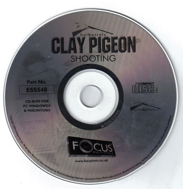 Hotbarrels Clay Pigeon Shooting Microsoft Windows PC CD by PC Gamez USA