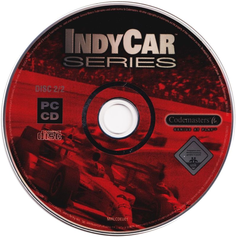 IndyCar Series Disc 1-2 Microsoft Windows PC CD-PC Gamez USA