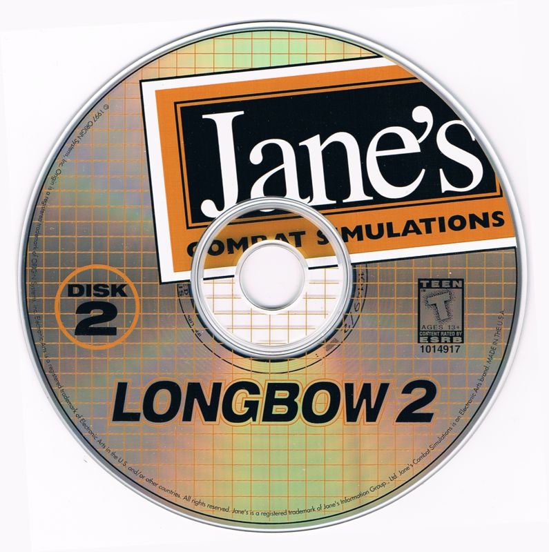 Jane's Combat Simulations - Longbow 2 Disc 1-2 Microsoft Windows PC CD-PC Gamez USA