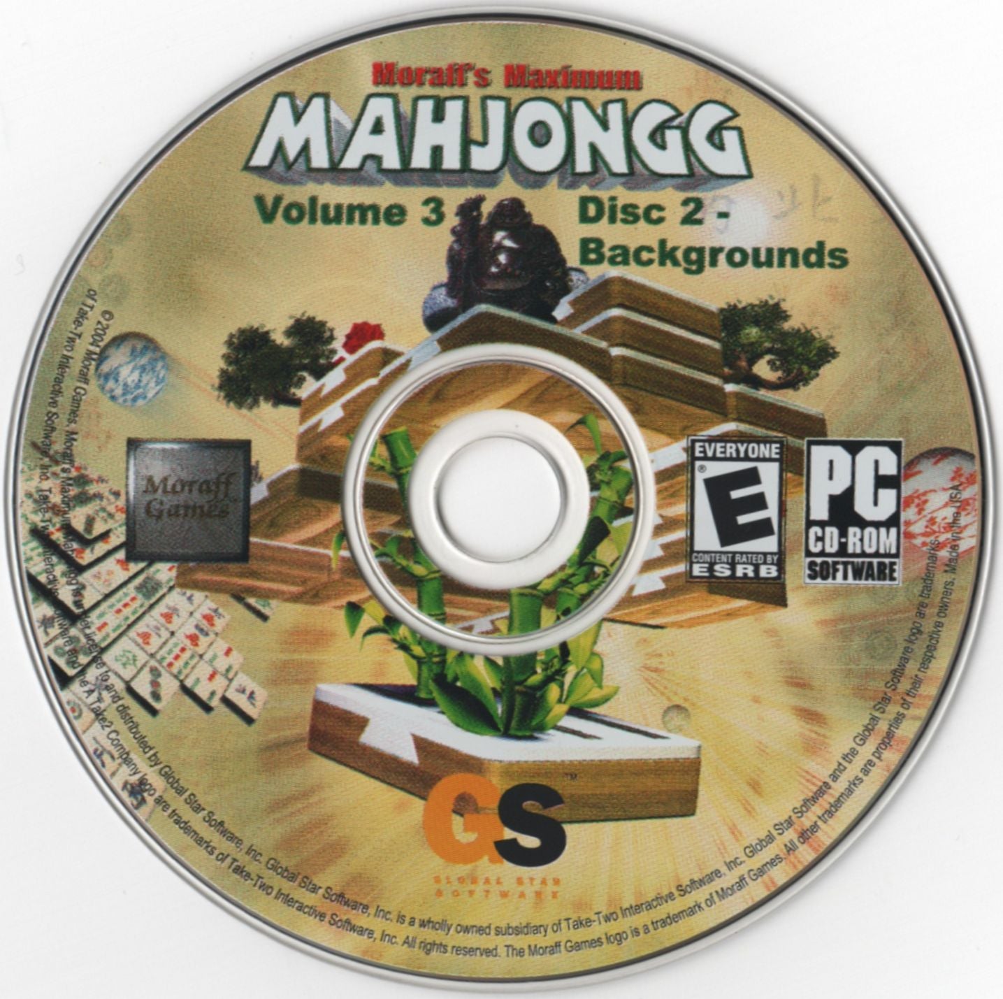 Mahjongg Volume 3 Disc 1-2 Microsoft Windows PC CD-PC Gamez USA