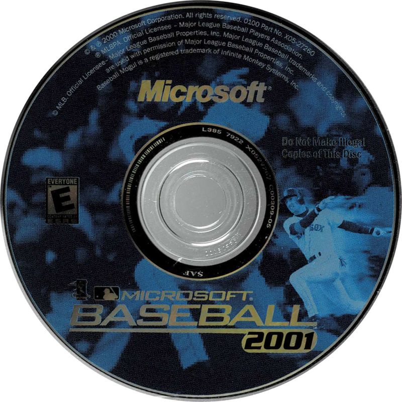 Microsoft Baseball 2001 Microsoft Windows PC CD-PC Gamez USA
