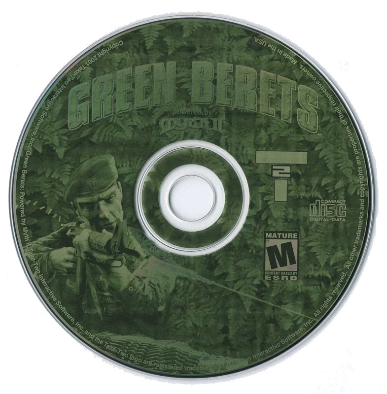 Myth II Green Berets Disc 1-2 Microsoft Windows PC CD-PC Gamez USA