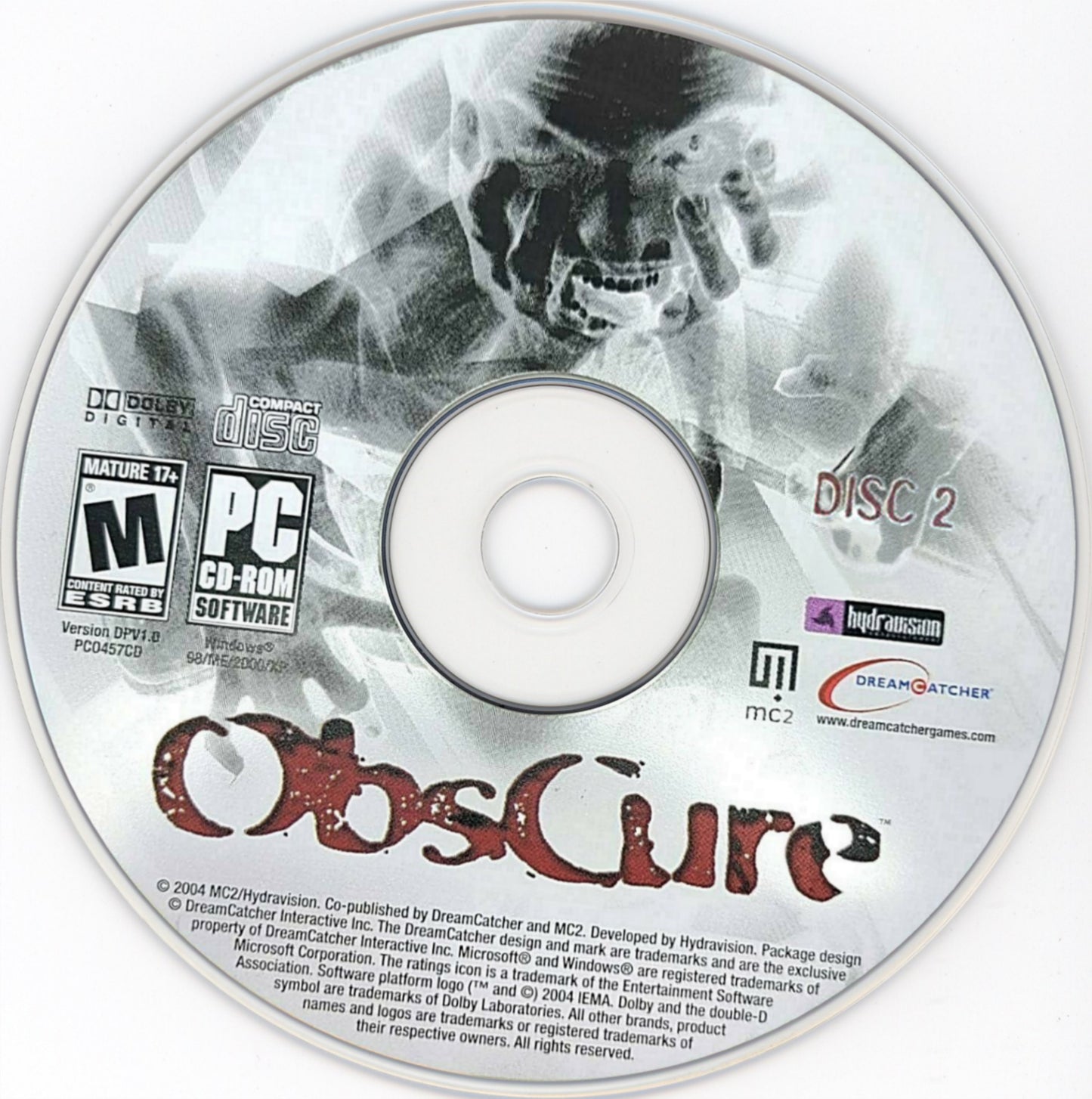 ObsCure Disc 1-5 Microsoft Windows PC CD-PC Gamez USA