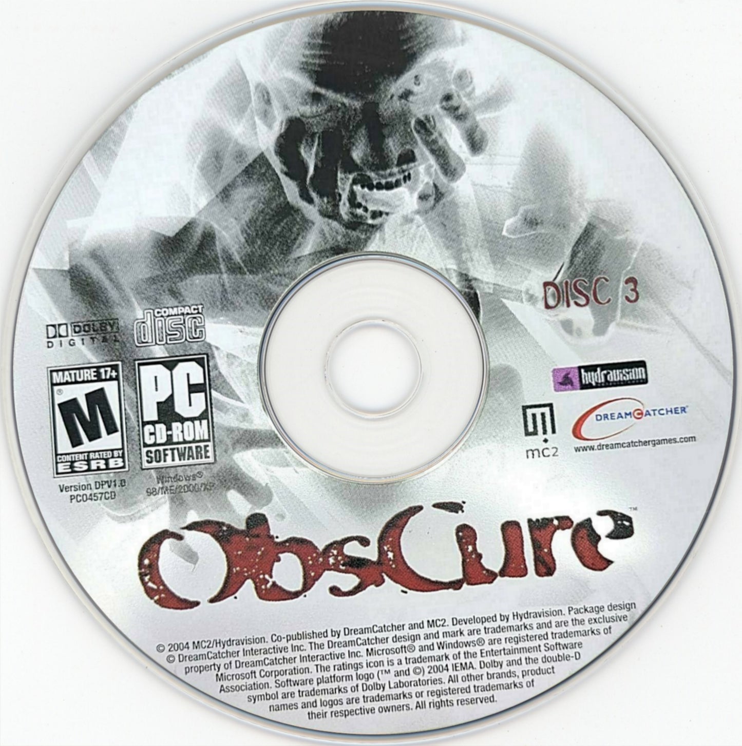 ObsCure Disc 1-5 Microsoft Windows PC CD-PC Gamez USA