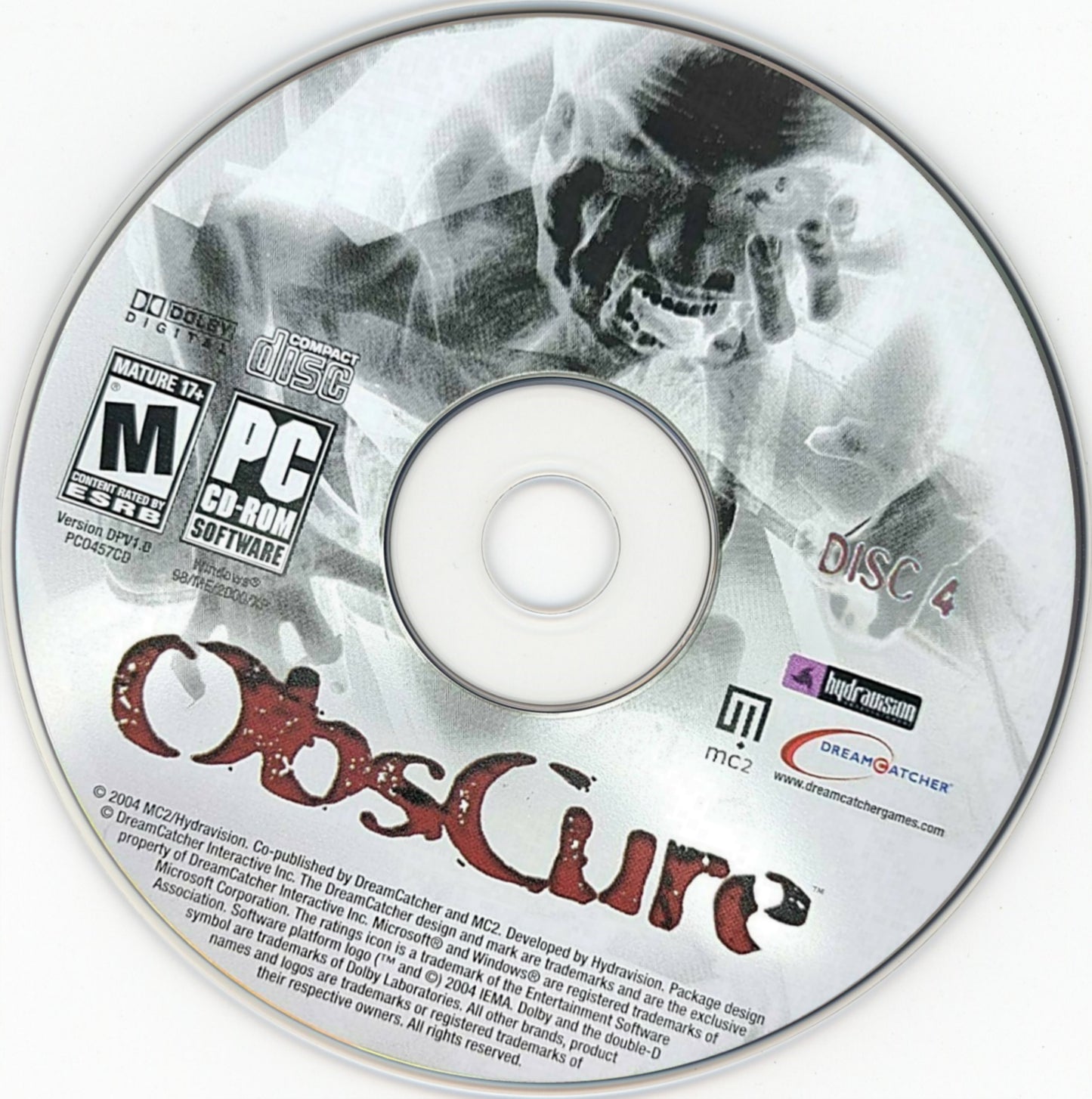 ObsCure Disc 1-5 Microsoft Windows PC CD-PC Gamez USA