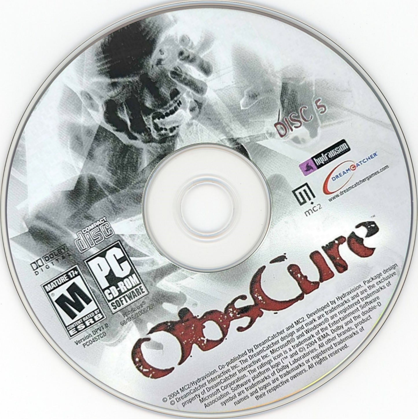 ObsCure Disc 1-5 Microsoft Windows PC CD-PC Gamez USA