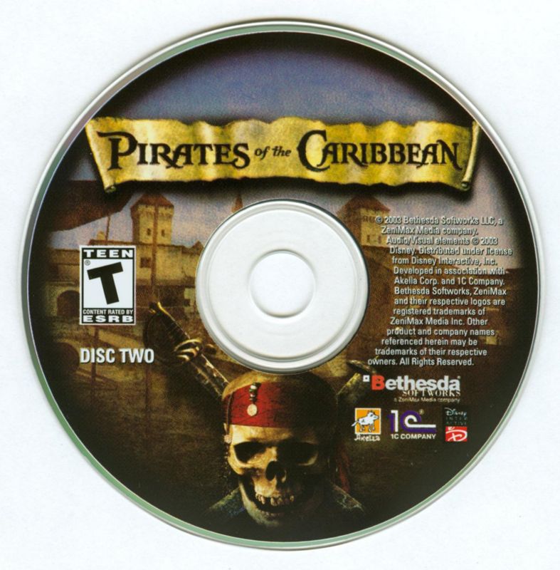 Pirates of the Caribbean Disc 1-2 Microsoft Windows PC CD-PC Gamez USA