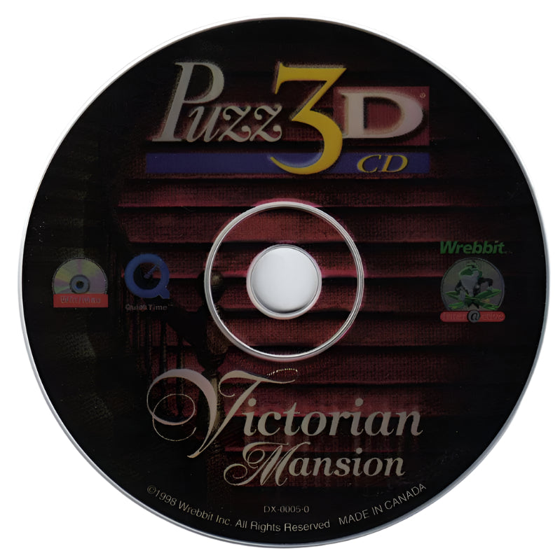 Puzz 3D Victorian Mansion – PC Game – CD-ROM – Puzzle Simulation – Windows-PC Gamez USA