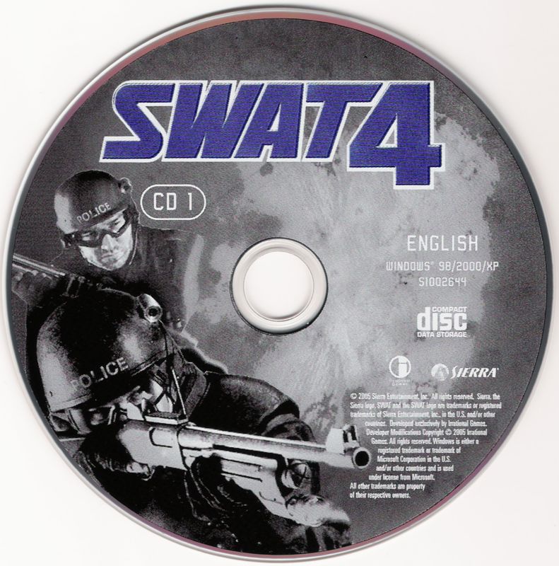 SWAT 4 Disc 1-2 Microsoft Windows PC CD-PC Gamez USA