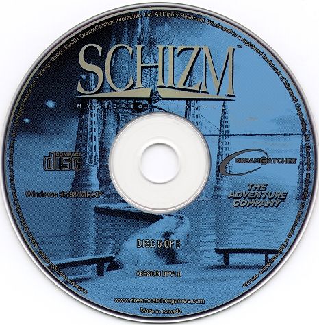 Schizm Mysterious Journey Disc 1-5 Microsoft Windows PC CD-PC Gamez USA