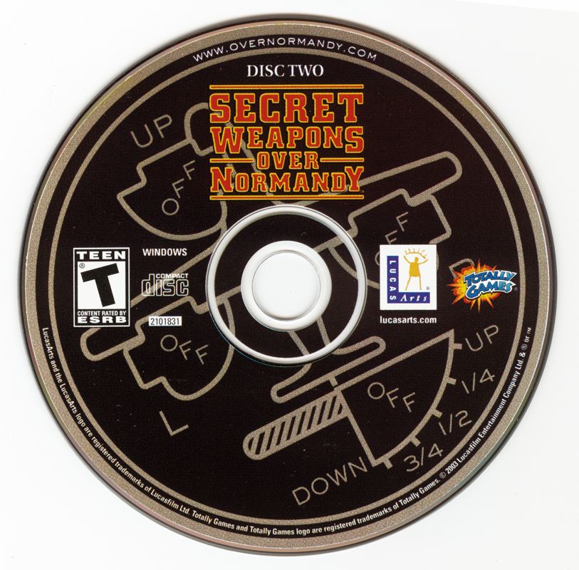 Secret Weapons over Normandy Disc 1-4 Microsoft Windows PC CD-PC Gamez USA