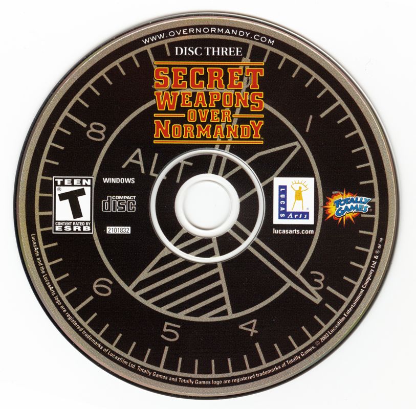 Secret Weapons over Normandy Disc 1-4 Microsoft Windows PC CD-PC Gamez USA
