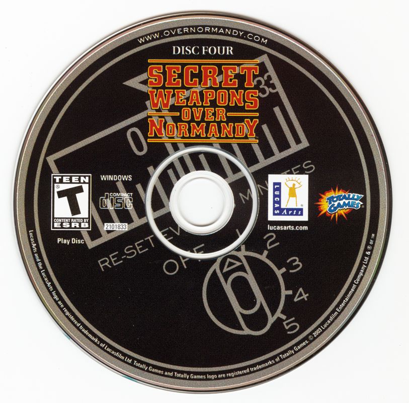 Secret Weapons over Normandy Disc 1-4 Microsoft Windows PC CD-PC Gamez USA
