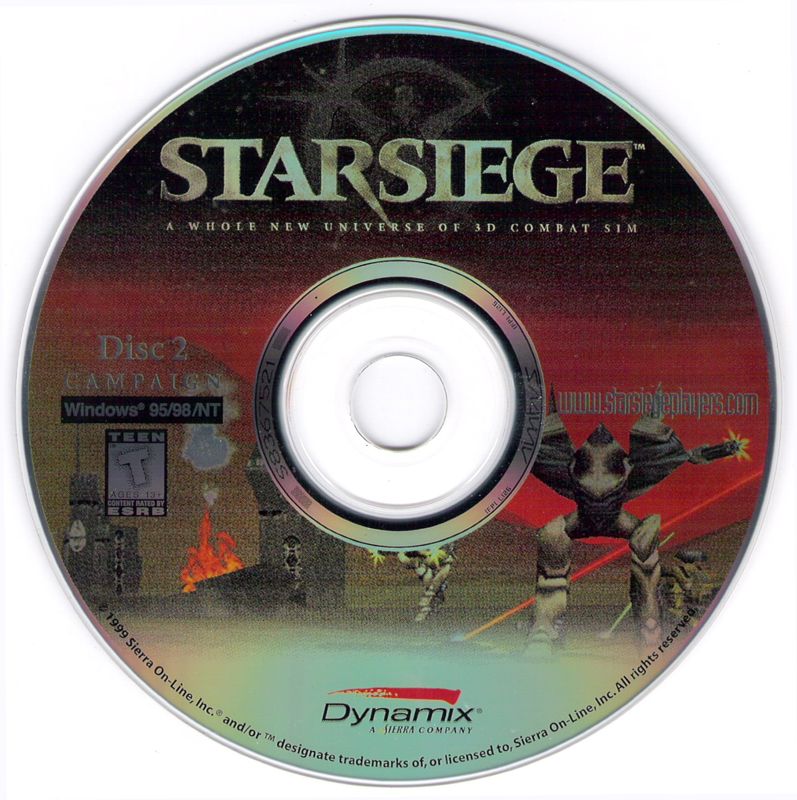 Starsiege Disc 1-2 Microsoft Windows PC CD-PC Gamez USA