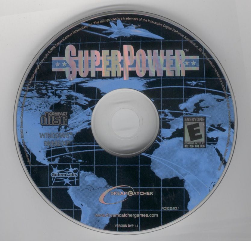 SuperPower Microsoft Windows PC CD – Strategic Global Simulation Game-PC Gamez USA