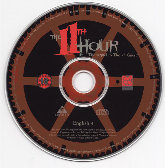 11TH Hour Disc 1-4 Microsoft Windows PC CD-PC Gamez USA