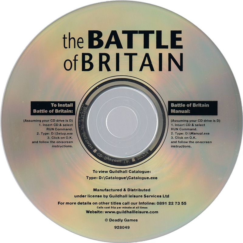 The Battle of Britain Microsoft Windows PC CD-PC Gamez USA