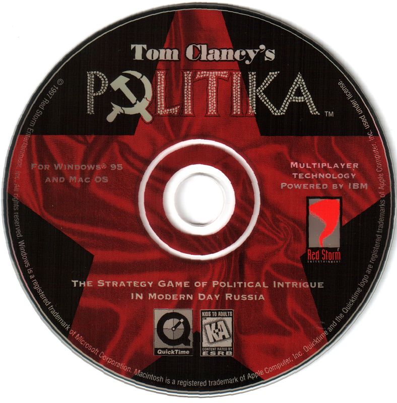 Tom Clancy's Politika Microsoft Windows PC CD-PC Gamez USA