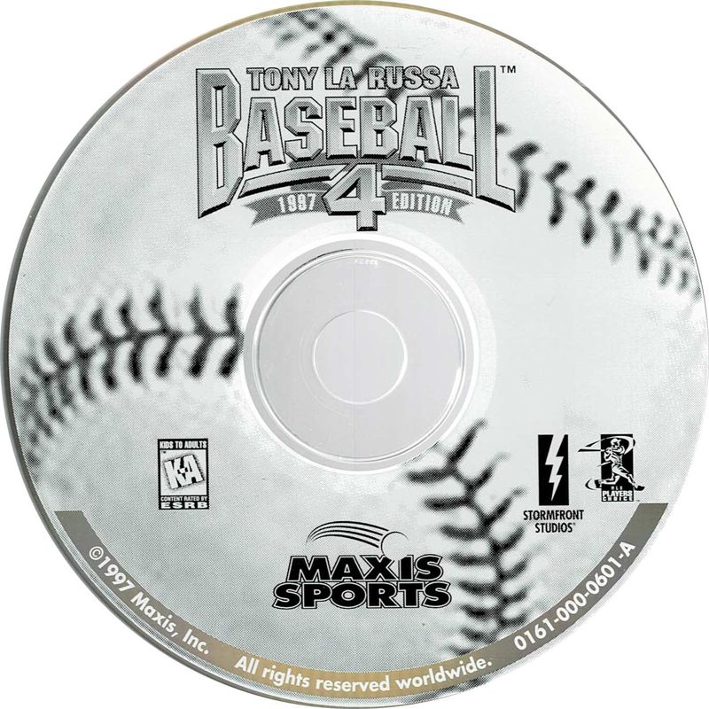 Tony La Russa Baseball 4 Microsoft Windows PC CD-PC Gamez USA