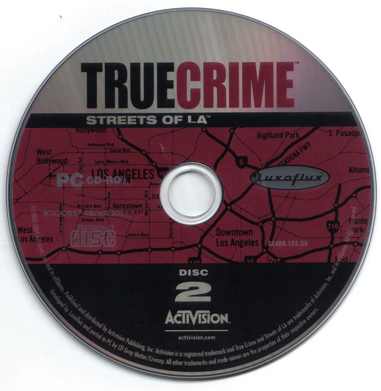 True Crime Streets of LA Disc 1-4 Microsoft Windows PC CD-PC Gamez USA