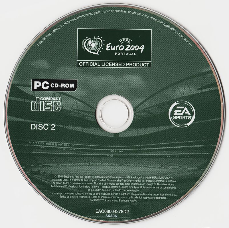 UEFA EURO 2004 Portugal Disc 1-2 Microsoft Windows PC CD-PC Gamez USA