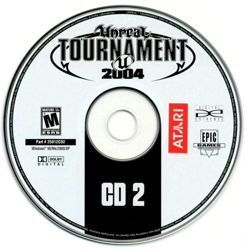 Unreal Tournament 2004 Disc 1-6 Microsoft Windows PC CD-PC Gamez USA
