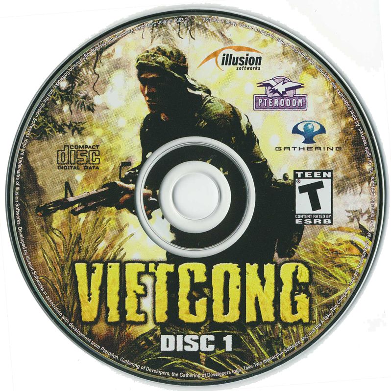 Vietcong Disc 1-2 Microsoft Windows PC CD-PC Gamez USA