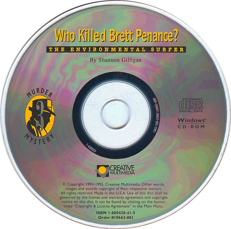 Who Killed Brett Penance?: The Environmental Surfer by Shannon Gilligan Microsoft WIndows PC CD-PC Gamez USA