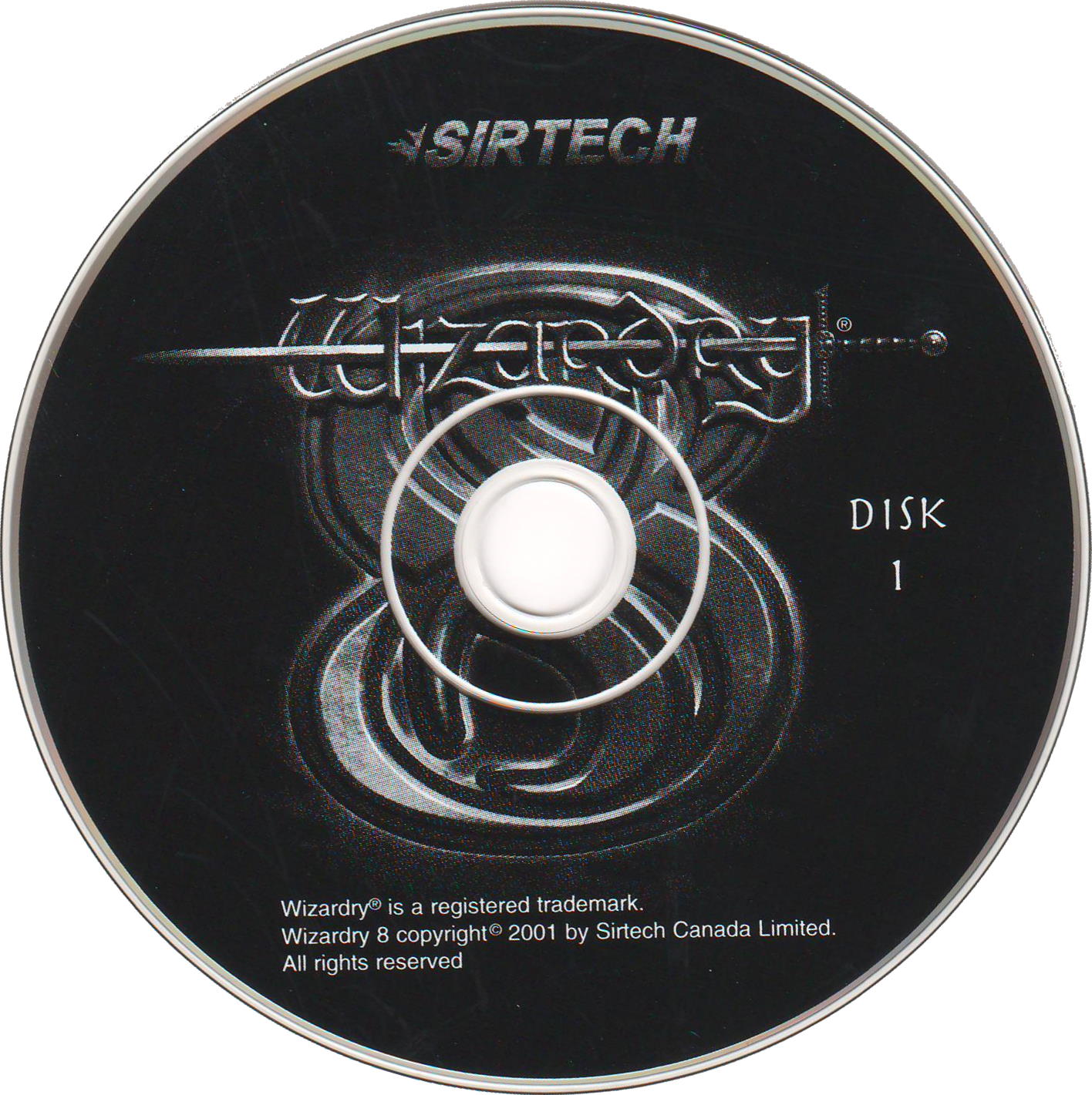 Wizardry 8 Disc 1-3 Microsoft WIndows PC CD-PC Gamez USA