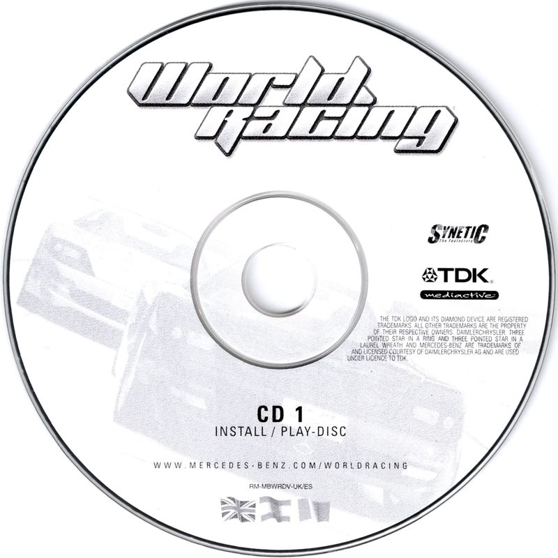 World Racing Disc 1-2 Microsoft WIndows PC CD-PC Gamez USA