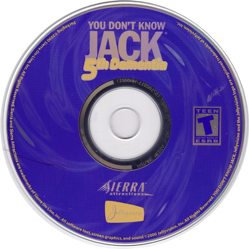 You Don't Know Jack - 5th Dementia Microsoft WIndows PC CD-PC Gamez USA