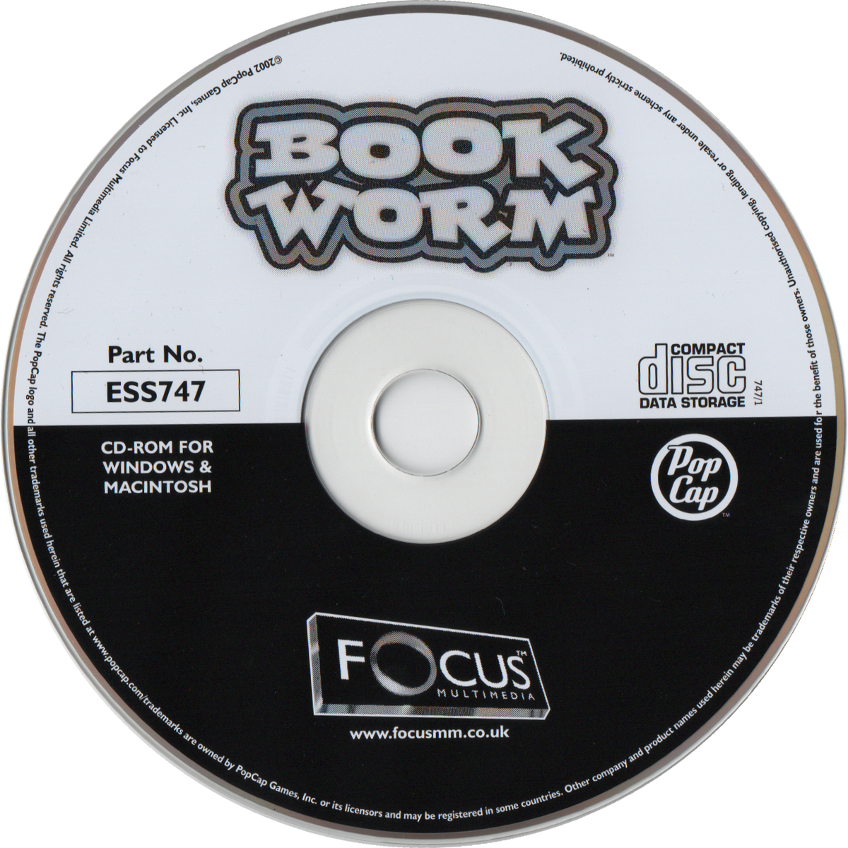 Bookworm Microsoft Windows PC CD-PC Gamez USA