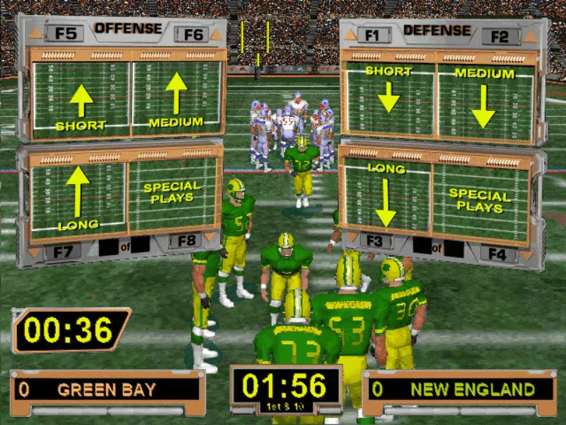Bradshaw Football '98 Microsoft Windows PC CD-PC Gamez USA