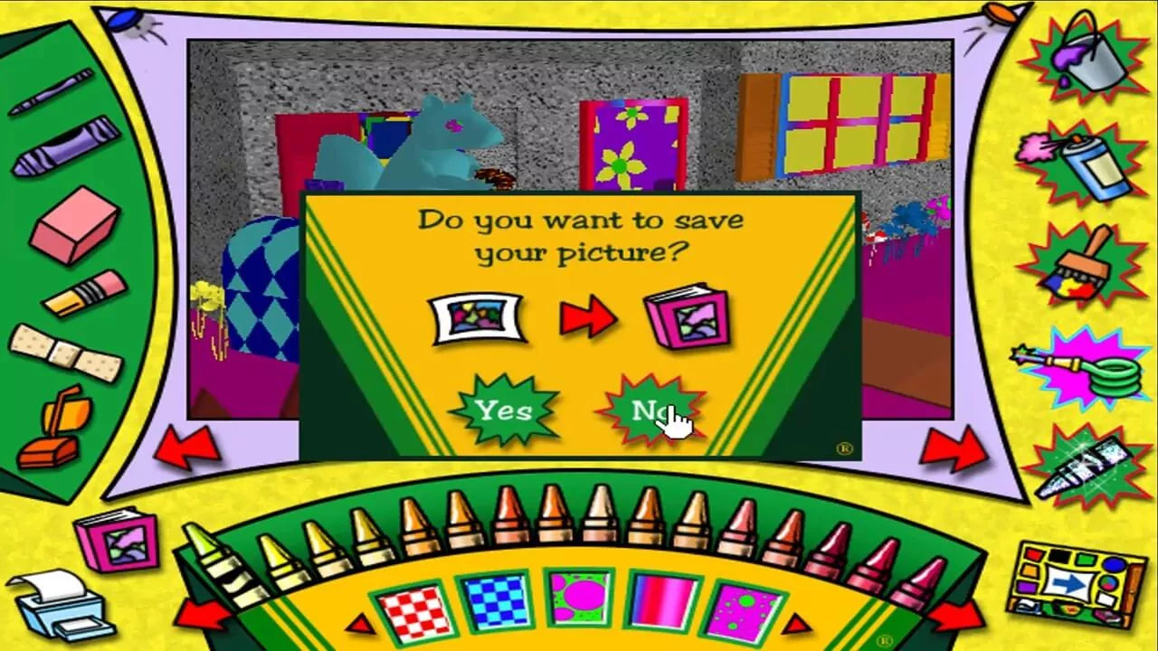 Crayola Magic 3D Coloring Book Favorite Places Microsoft Windows PC CD-PC Gamez USA