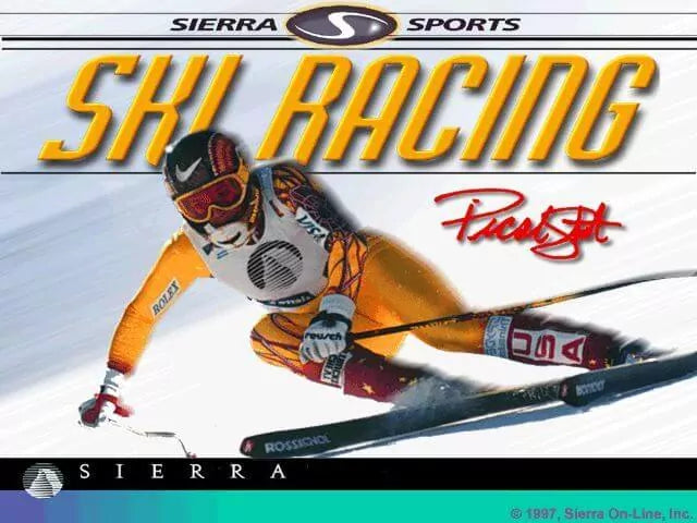 Front Page Sports Ski Racing Cover Microsoft Windows PC CD-PC Gamez USA