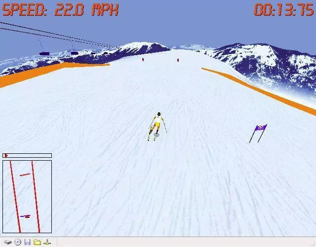 Front Page Sports Ski Racing Cover Microsoft Windows PC CD-PC Gamez USA