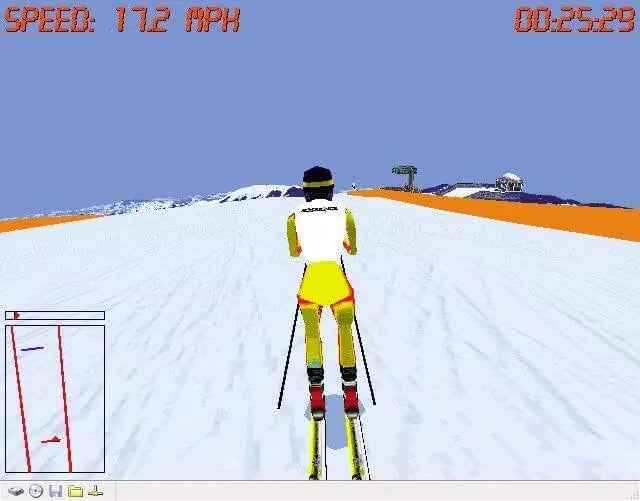 Front Page Sports Ski Racing Cover Microsoft Windows PC CD-PC Gamez USA