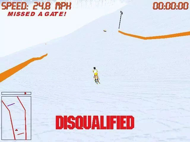 Front Page Sports Ski Racing Cover Microsoft Windows PC CD-PC Gamez USA