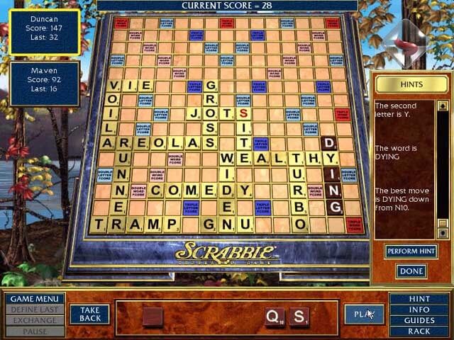 Scrabble CD-ROM Crossword Game Microsoft Windows PC CD-PC Gamez USA