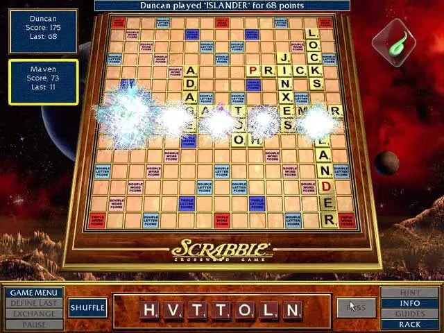 Scrabble CD-ROM Crossword Game Microsoft Windows PC CD-PC Gamez USA