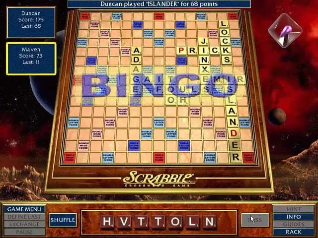 Scrabble CD-ROM Crossword Game Microsoft Windows PC CD-PC Gamez USA
