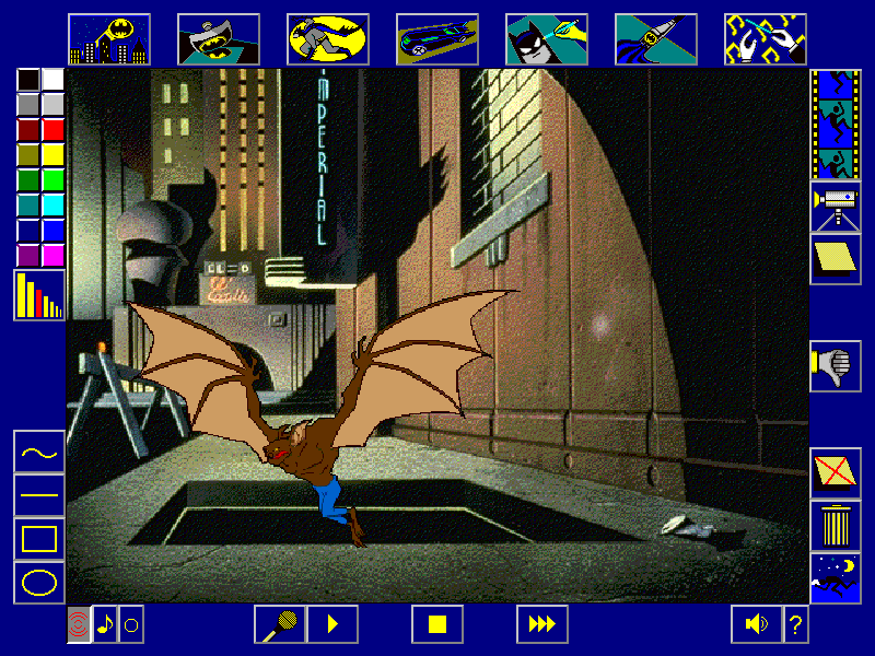 The Adventures of Batman Robin Cartoon Maker Microsoft Windows PC MS-DOS-PC Gamez USA