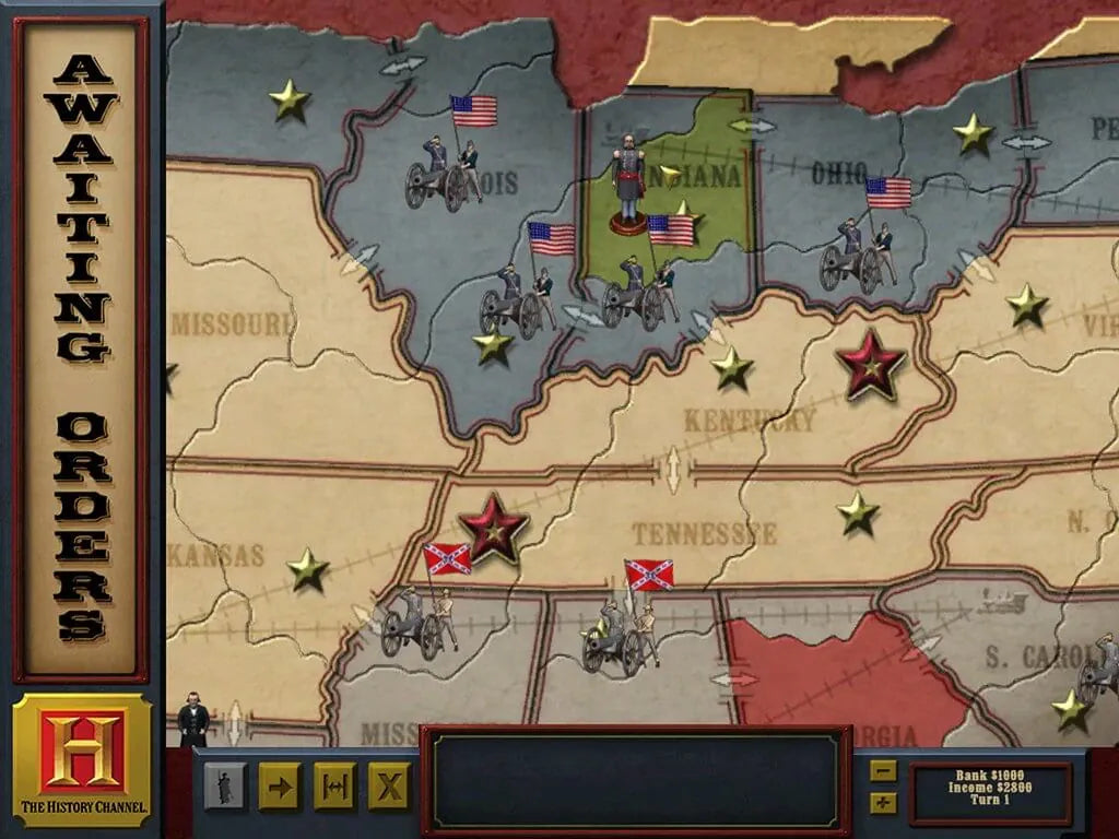 The History Channel Civil War Great Battles Microsoft Windows PC CD-PC Gamez USA